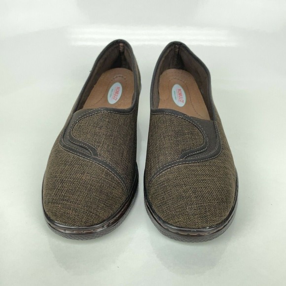 Romulo Slip on Comfort Brown Mules Moccasins Shoes #38-3448 Women's Size 38 / 8 - Picture 3 of 9